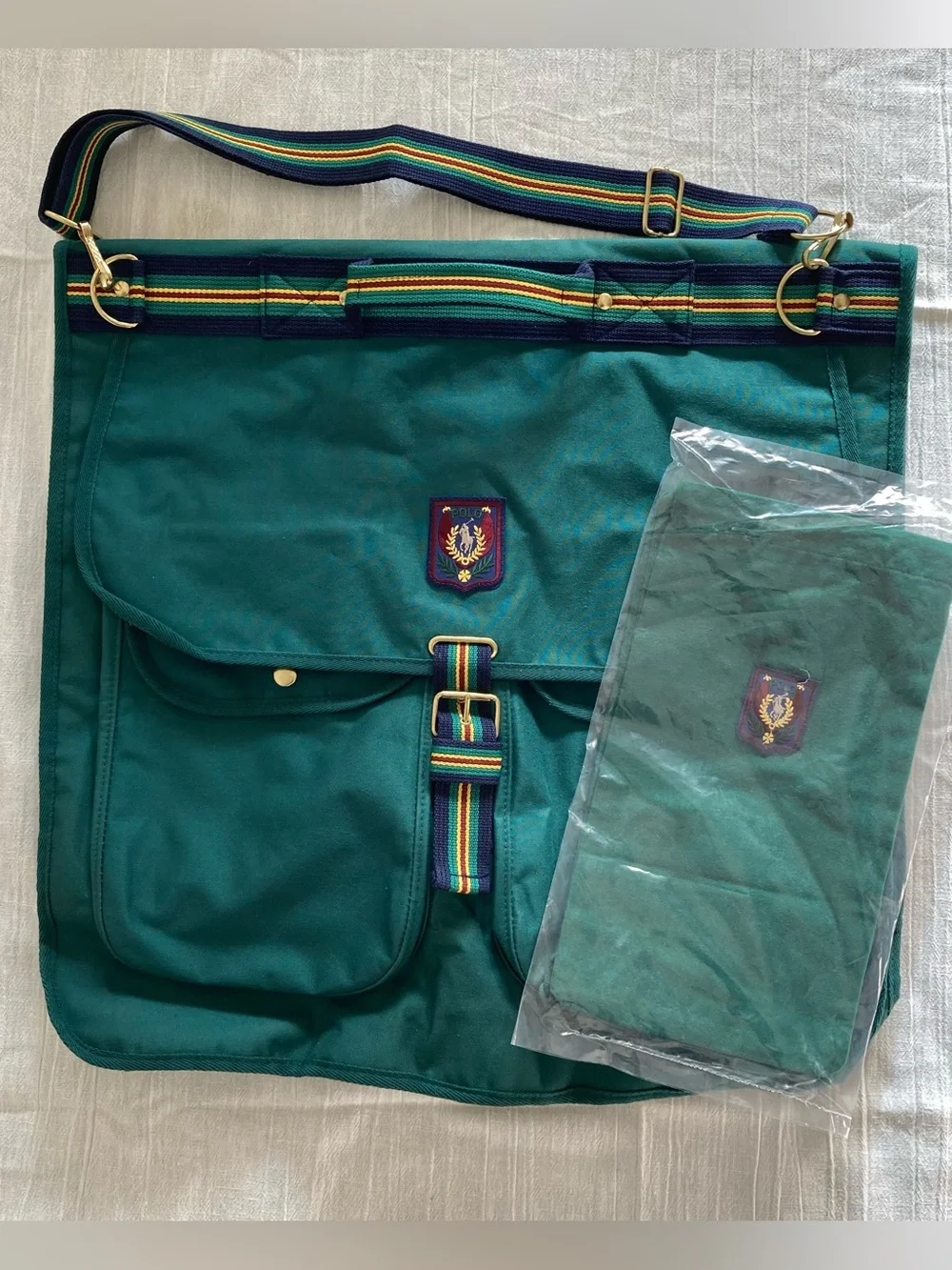 Polo Ralph Lauren Green Canvas Garment Bag